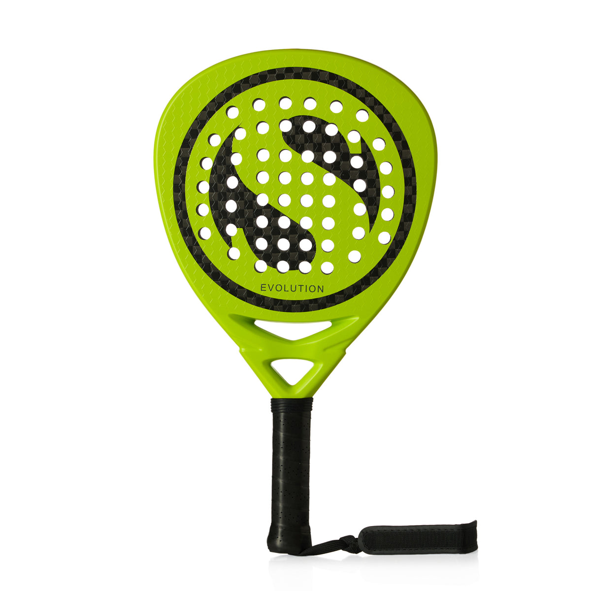 Webber Evolve Racket Silvester Evolution Padel Racket – 12K Carbon Teardrop